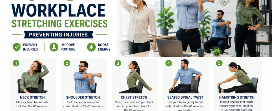 Top 5 Workplace Stretching Exercises Preventing Injuries
