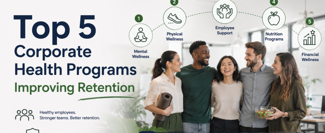 Top 5 Corporate Health Programs Improving Retention